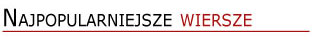 TOP Wierszy