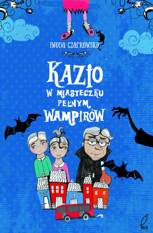 Ok�adka - Kazio w miasteczku pe�nym wampir�w