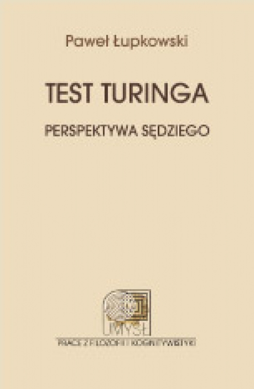 Okładka - Test Turinga. Perspektywa sędziego
