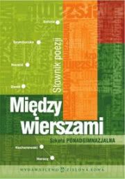Okładka - Między wierszami - Słownik poezji