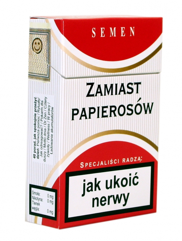 Okładka - Zamiast papierosów. Jak ukoić nerwy