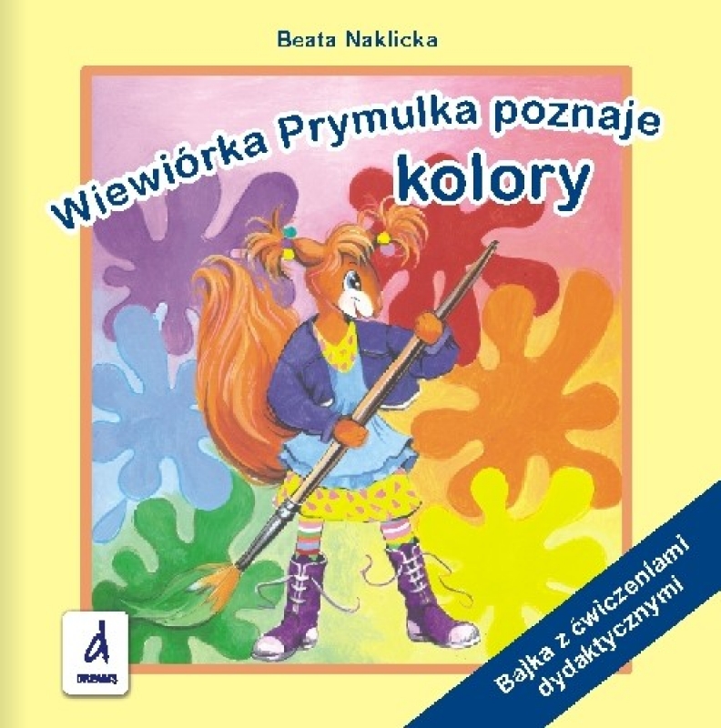 Okładka - Wiewiórka Prymulka poznaje kolory