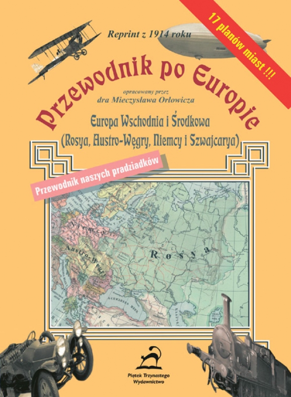 Okładka - Przewodnik po Europie - Europa środkowa i wschodnia (reprint z 1914 roku)