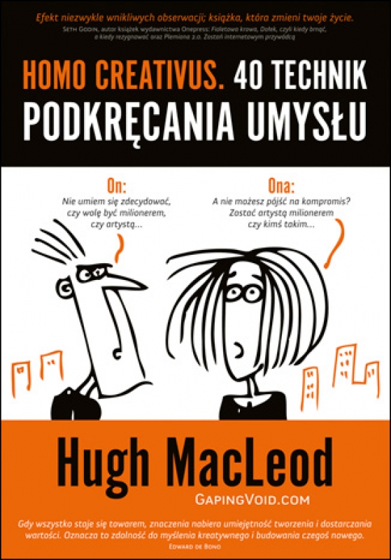 Okładka - HOMO CREATIVUS. 40 technik podkręcania umysłu