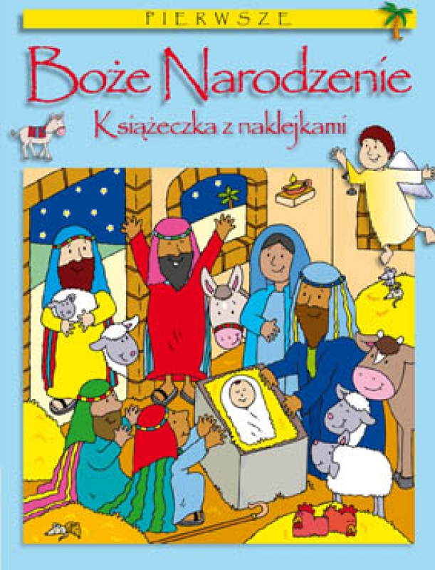 Okładka - Boże Narodzenie - książeczka z naklejkami