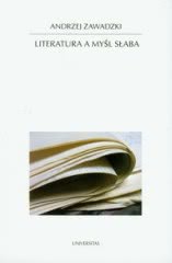 Okładka - Literatura a myśl słaba