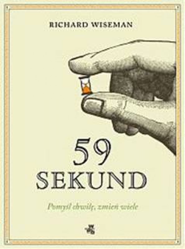 Okładka - 59 sekund. Pomyśl chwilę, zmień wiele