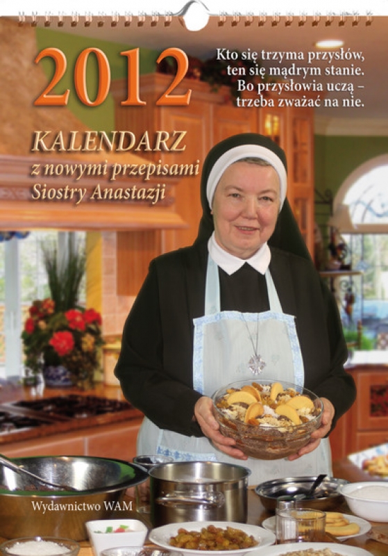 Okładka - Kalendarz z nowymi przepisami Siostry Anastazji