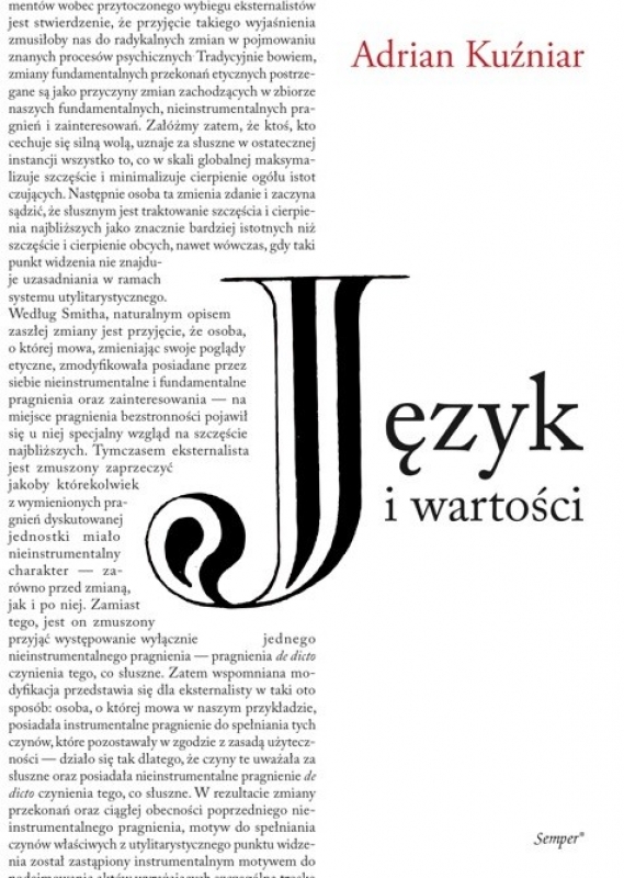 Ok�adka - J�zyk i warto�ci