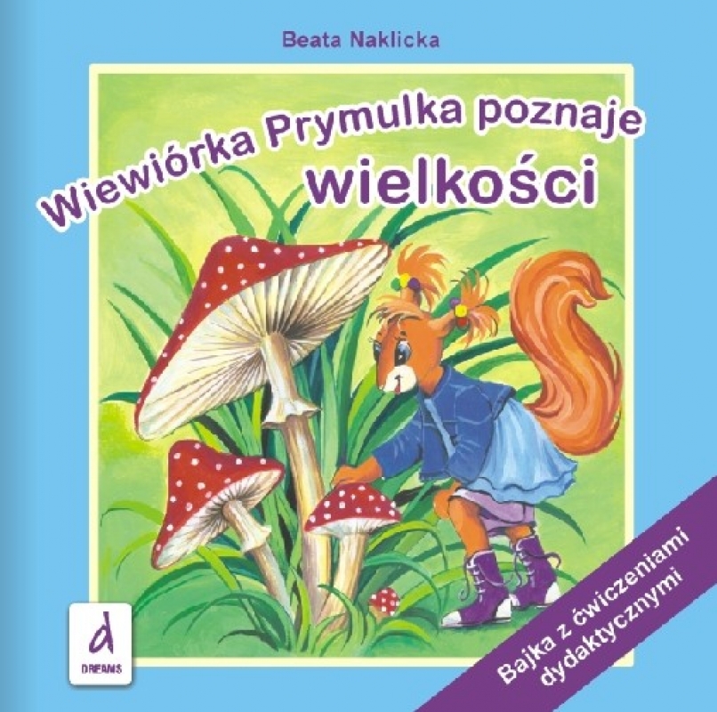 Okładka - Wiewiórka Prymulka poznaje wielkości