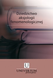 Ok�adka - Dziedzictwo aksjologii fenomenologicznej