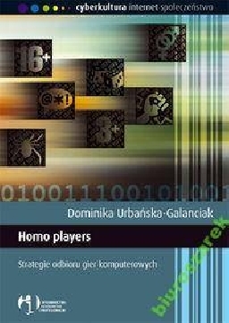Ok�adka - Homo players. Strategie odbioru gier komputerowych