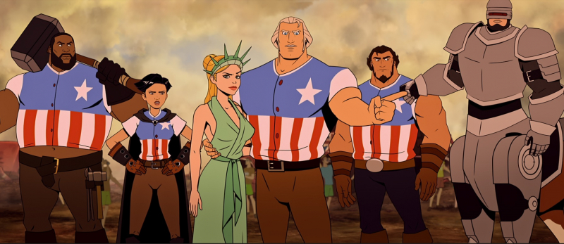 Obrazek w treści Ameryka: Film – prześmiewcza animacja wersja historii Ameryki. Dziś debiut na Netflix! [jpg]