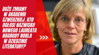 News - Due zmiany w Akademii Szwedzkiej. Kto ogosi nazwisko nowego laureata Nagrody Nobla w dziedzinie literatury?