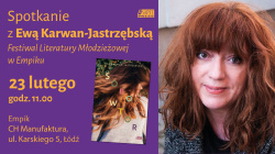 News - 23.02: Ewa Karwan-Jastrzębska w Łodzi