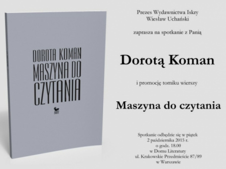 News - 2 X: Dorota Koman w Warszawie