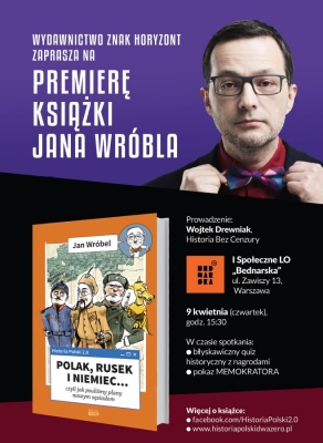 News - 9 IV: Spotkanie z Janem Wrblem w Warszawie