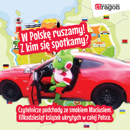 News - Smok Maciu i Aneta Zajc ukryli kilkadziesit ksiek w caej Polsce 