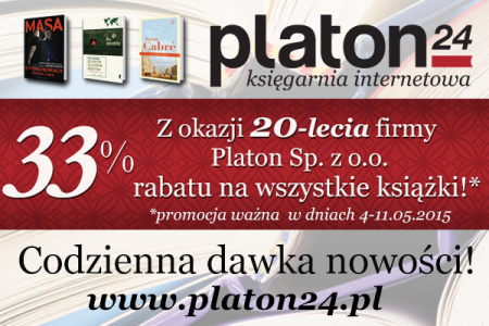 News - 33% rabatu na wszystkie ksiki z okazji dwudziestolecia Platona!