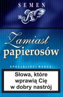 Okadka ksizki - Zamiast papierosw. Sowa, ktre wprawi ci w dobry nastrj