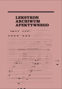Ok�adka - Leksykon archiwum afektywnego