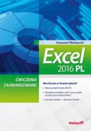 Okadka ksiki - Excel 2016 PL. wiczenia zaawansowane
