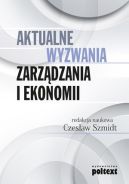 Okadka ksizki - Aktualne wyzwania zarzdzania i ekonomii