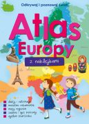 Okadka ksizki - Atlas Europy z naklejkami