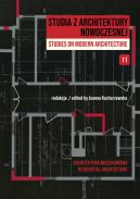 Okadka ksizki - Studia z Architektury Nowoczesnej, tom 11. Architektura mieszkaniowa