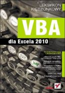 Okładka - VBA dla Excela 2010. Leksykon kieszonkowy