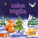 Okadka ksizki - Lena Wigilia. Ksika z puzzlami