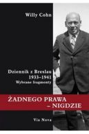 Okadka - adnego prawa - nigdzie. Dziennik z Breslau 1933-1941. Wybrane fragmenty w opracowaniu Norberta Conradsa