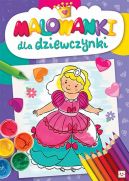Okadka ksizki - Malowanki dla dziewczynki