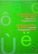 Ok�adka - Polsko-kaszubski s�ownik nazw miejscowych i fizjograficznych