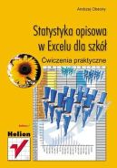 Okadka - Statystyka opisowa w Excelu dla szk  wiczenia praktyczne
