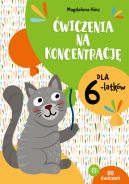 Okadka ksizki - wiczenia na koncentracj dla 6-latkw