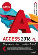 Okadka ksizki - Access 2016 PL. Kurs