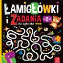 Okadka ksizki - amigwki i zadania dla bystrzaka od 5 lat