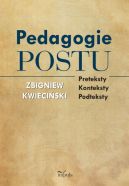 Okadka ksizki - Pedagogie postu. Preteksty konteksty podteksty