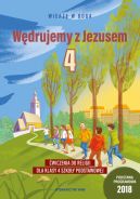 Okładka - Wędrujemy z Jezusem. Ćwiczenia do religii dla klasy 4 szkoły podstawowej
