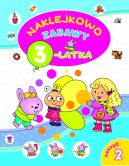 Okadka ksizki - Naklejkowo. Zabawy 3-latka