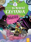 Okładka - Wyrazy i zdania do nauki czytania. Duże litery. Motocykle. Ciekawostki dla dzieci