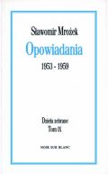 Okadka ksizki - Opowiadania 1953-1959 