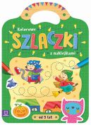 Okładka - Kolorowe szlaczki z naklejkami od 5 lat