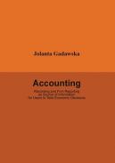 Ok�adka ksi�zki - Accounting. Recording and Firm Reporting as Source of Information for Users to Take Economic Decisions