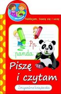 Okładka ksiązki - Mali geniusze. Piszę i czytam. Zmywalna książeczka