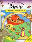 Ok�adka - Moja Pierwsza Biblia. Ksi��ka z naklejkami 2