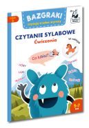 Okładka - Bazgraki czytają trudne wyrazy. Czytanie sylabowe. Ćwiczenia. Kapitan Nauka