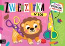 Ok�adka - Pierwsze wycinanki z no�yczkami. Zwierz�tka w zoo