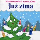 Ok�adka - Kolorowanki z naklejkami. Ju� zima